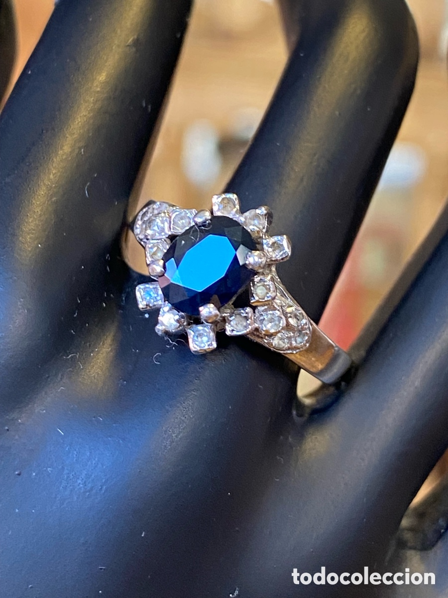 Joyeria: Sortija plata zafiro - Foto 2