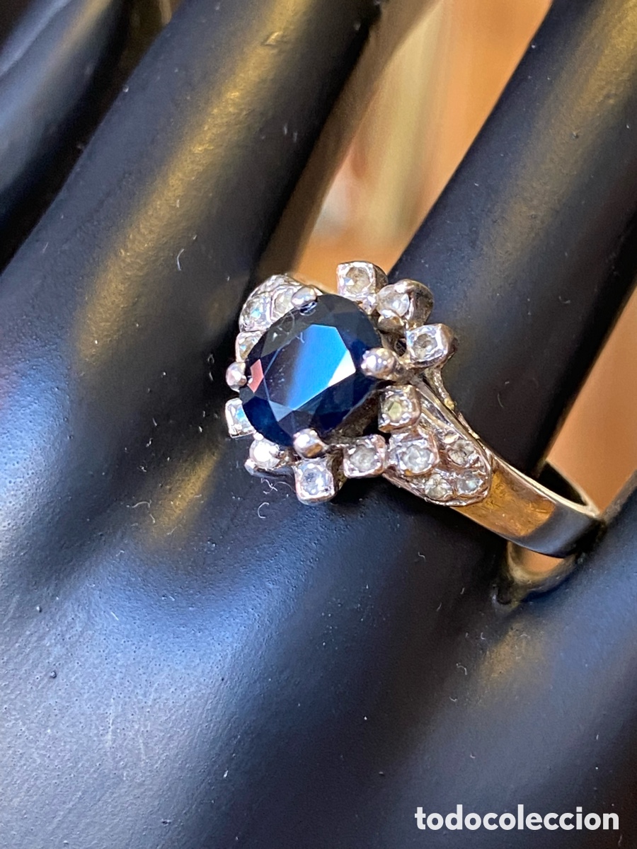Joyeria: Sortija plata zafiro - Foto 3