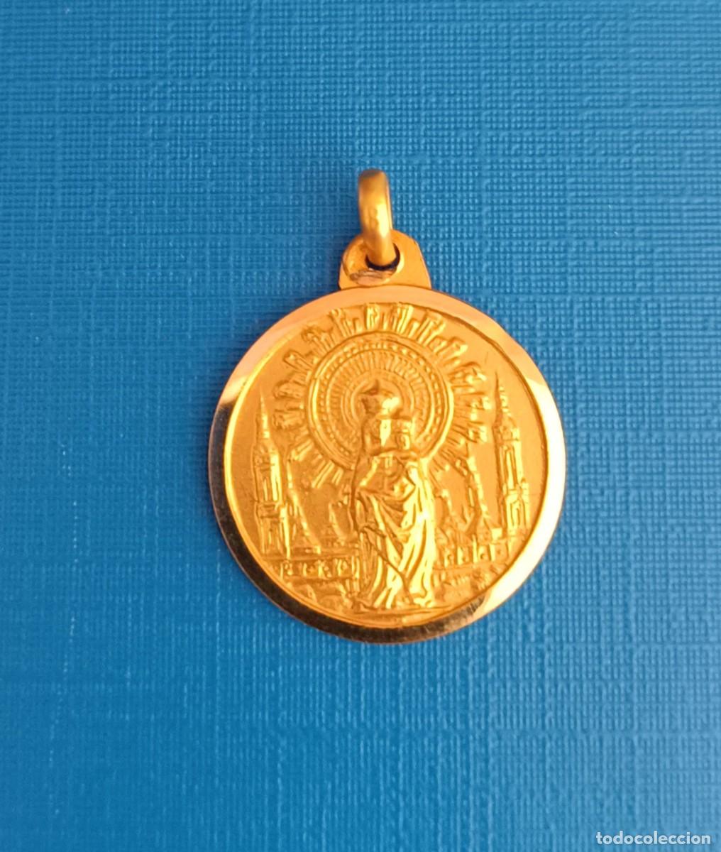 Joyeria: MEDALLA VIRGEN DEL PILAR - DIAMETRO 2 CM. - Foto 1