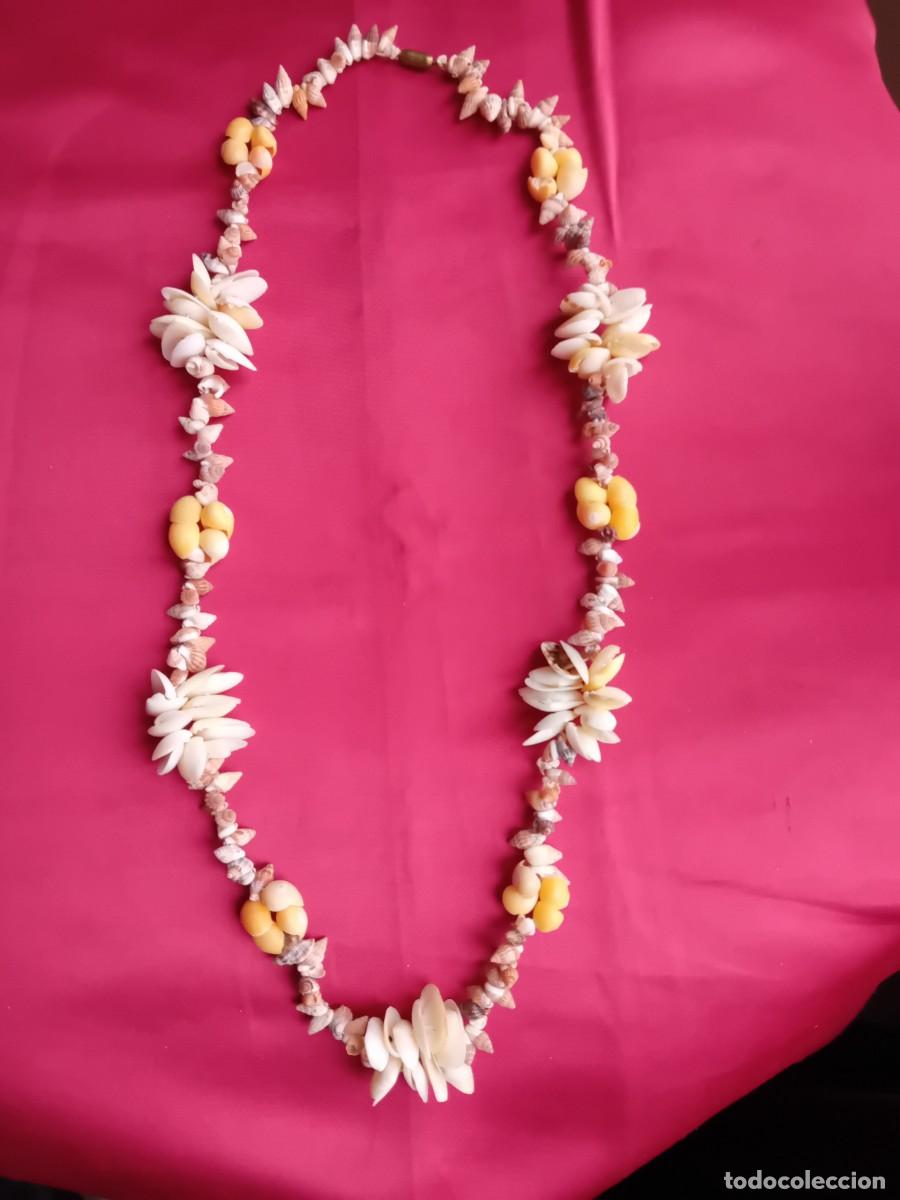 Joyeria: Collar de conchas y caracolas d&eacute;cada de los 60. - Foto 1