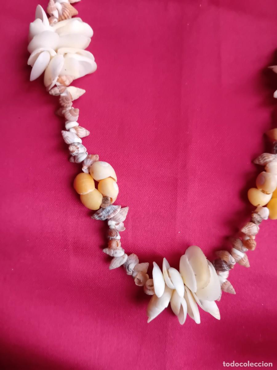 Joyeria: Collar de conchas y caracolas d&eacute;cada de los 60. - Foto 2