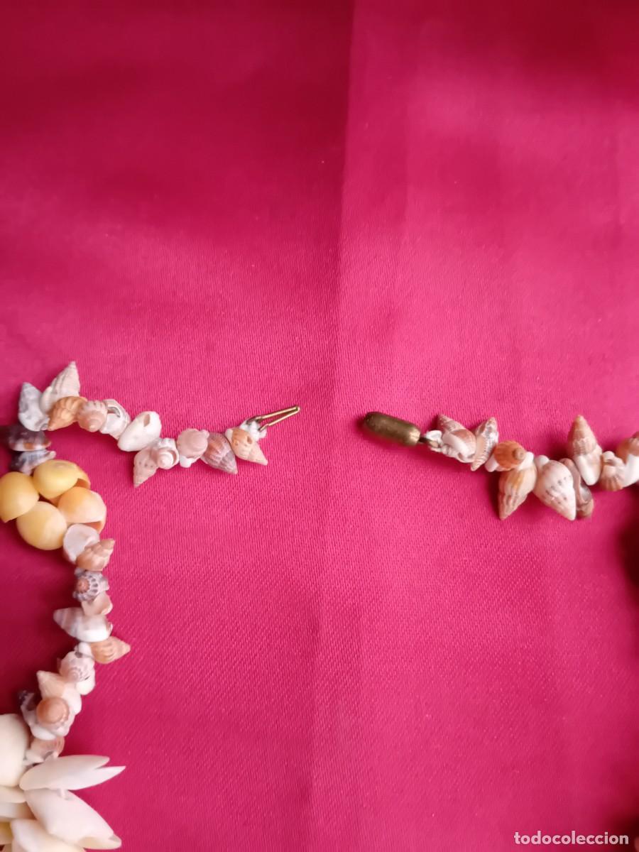 Joyeria: Collar de conchas y caracolas d&eacute;cada de los 60. - Foto 3