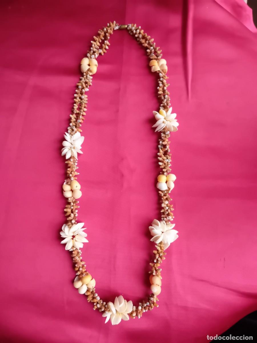 Joyeria: Collar de conchas y caracolas d&eacute;cada de los 60. - Foto 1