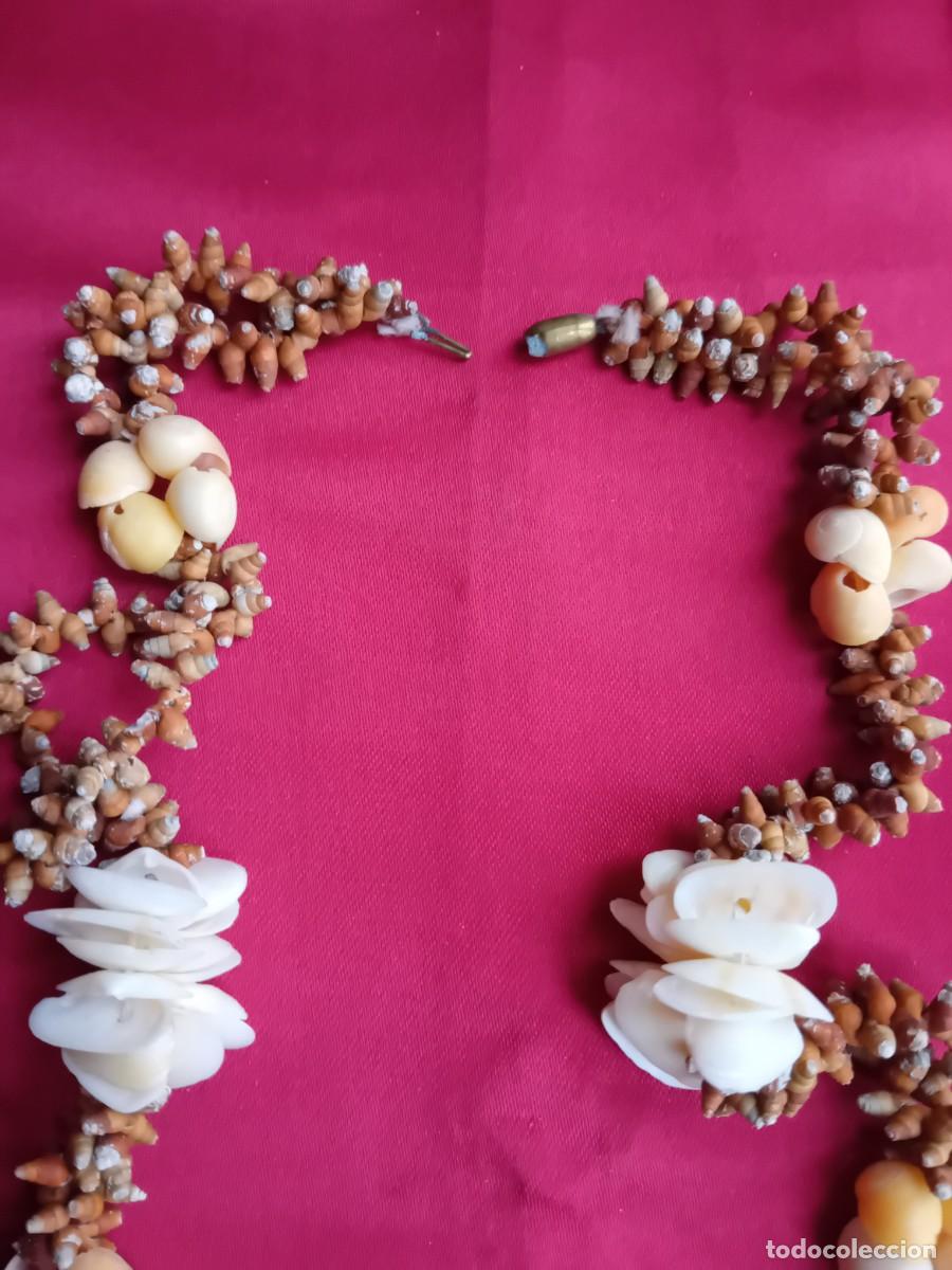 Joyeria: Collar de conchas y caracolas d&eacute;cada de los 60. - Foto 3