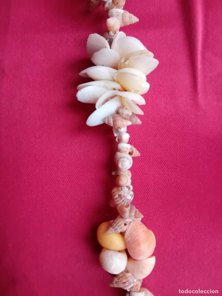 Joyeria: Collar de conchas y caracolas d&eacute;cada de los 60. - Foto 3
