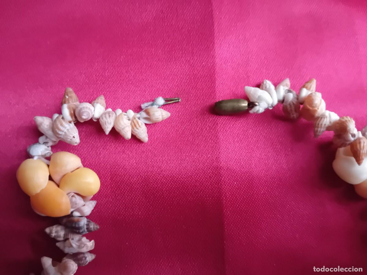 Joyeria: Collar de conchas y caracolas d&eacute;cada de los 60. - Foto 4