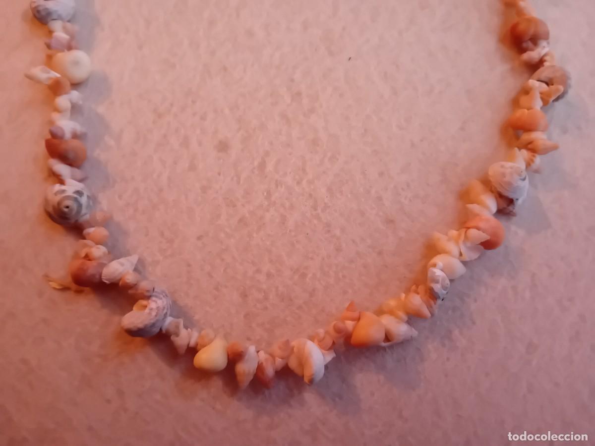 Joyeria: Collar de caracoles y caracolas d&eacute;cada de los 60. - Foto 2