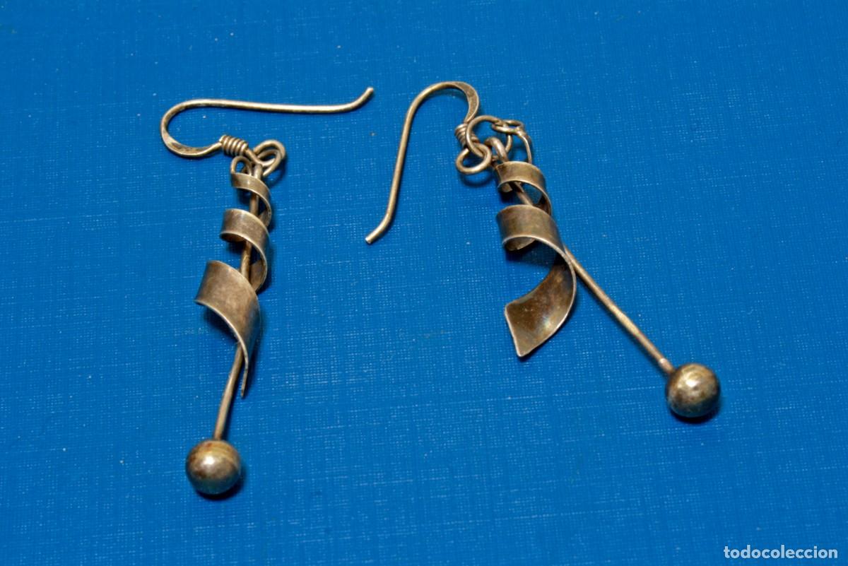 Joyeria: PENDIENTES DE PLATA VINTAGE, P&Eacute;NDULO Y TIRAS ONDULADAS - Foto 1