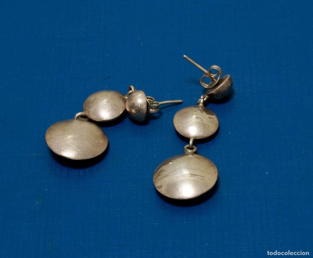 Joyeria: PENDIENTES DE PLATA VINTAGE, TRES C&Iacute;RCULOS - Foto 1