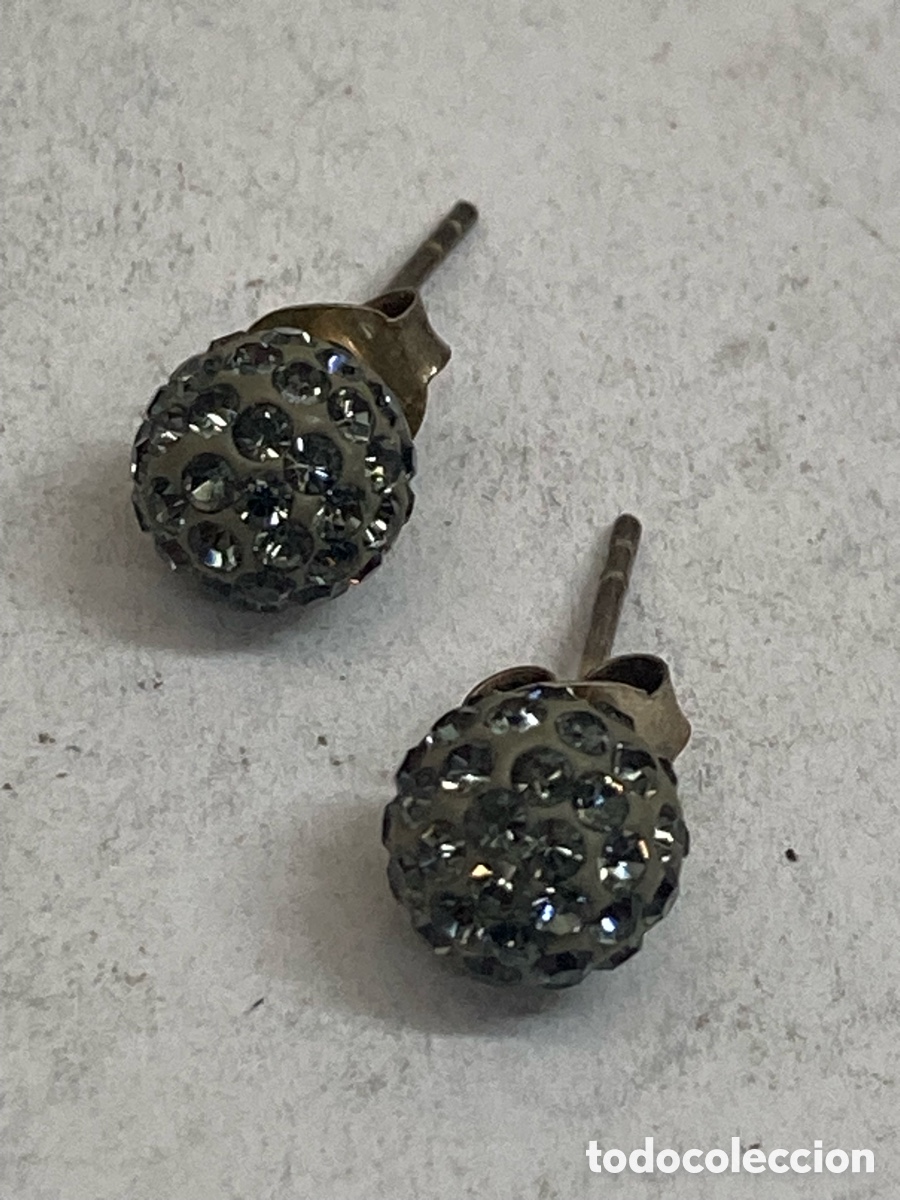 Joyeria: Pendientes de plata y engastado P215 - Foto 1