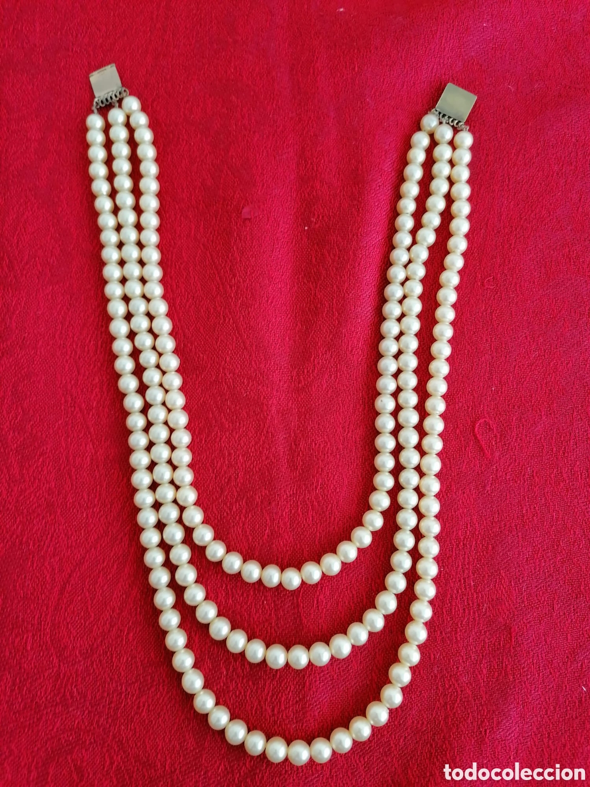 Joyeria: Antiguo Collar de Perlas. - Foto 6