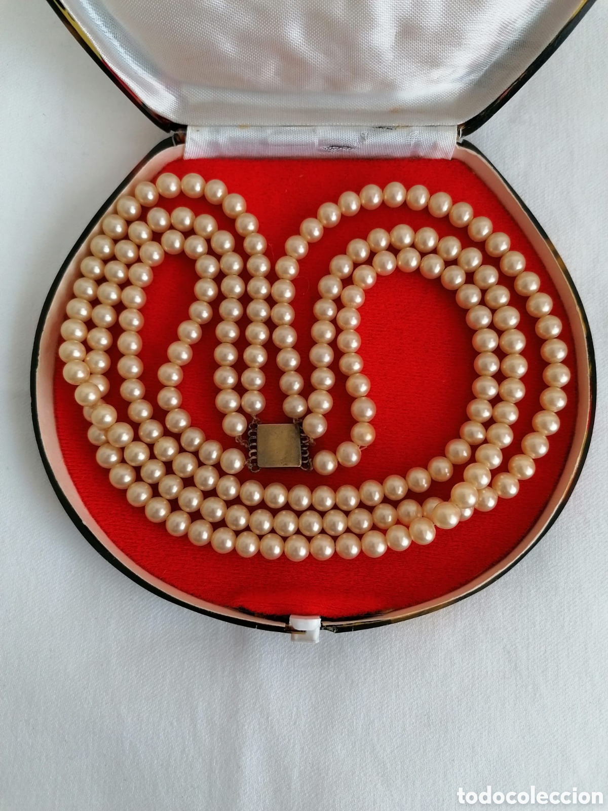 Joyeria: Antiguo Collar de Perlas. - Foto 7