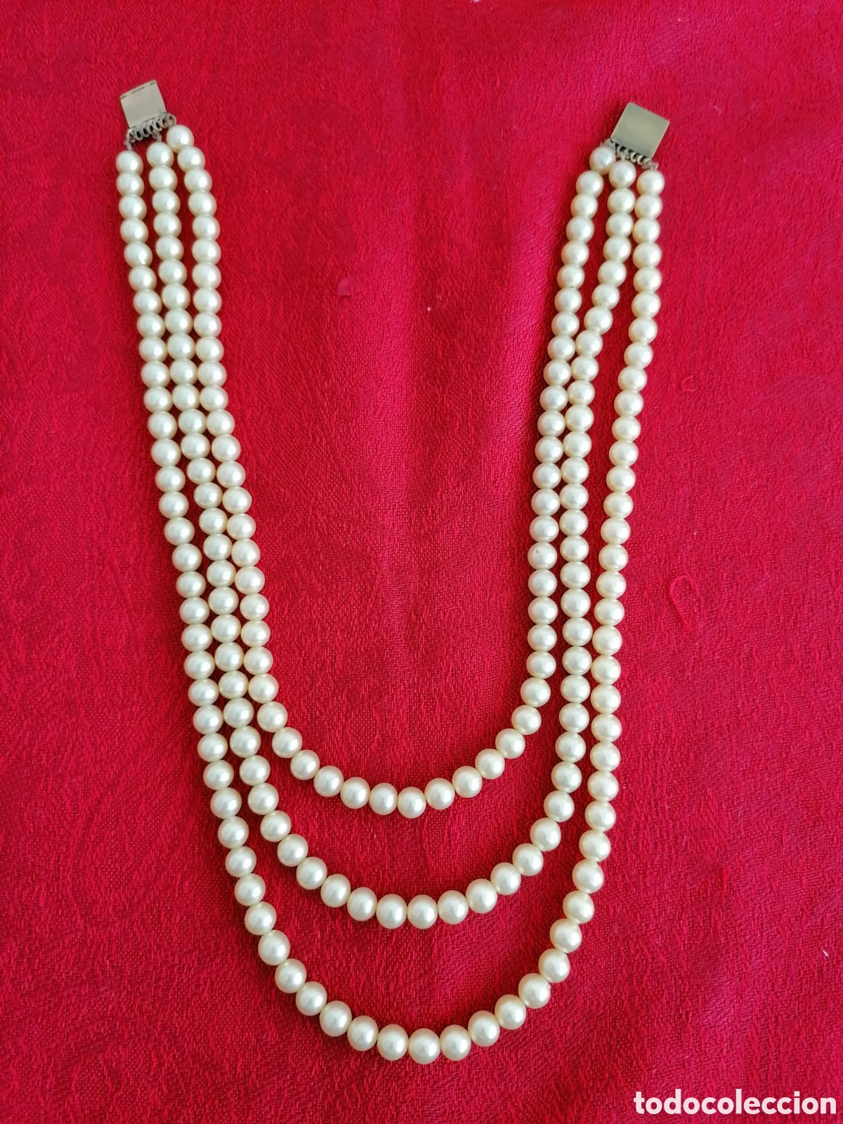 Joyeria: Antiguo Collar de Perlas. - Foto 8