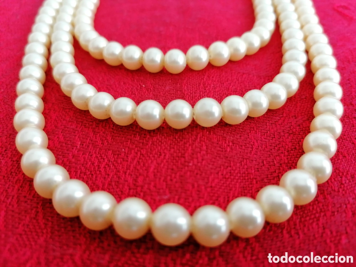 Joyeria: Antiguo Collar de Perlas. - Foto 14