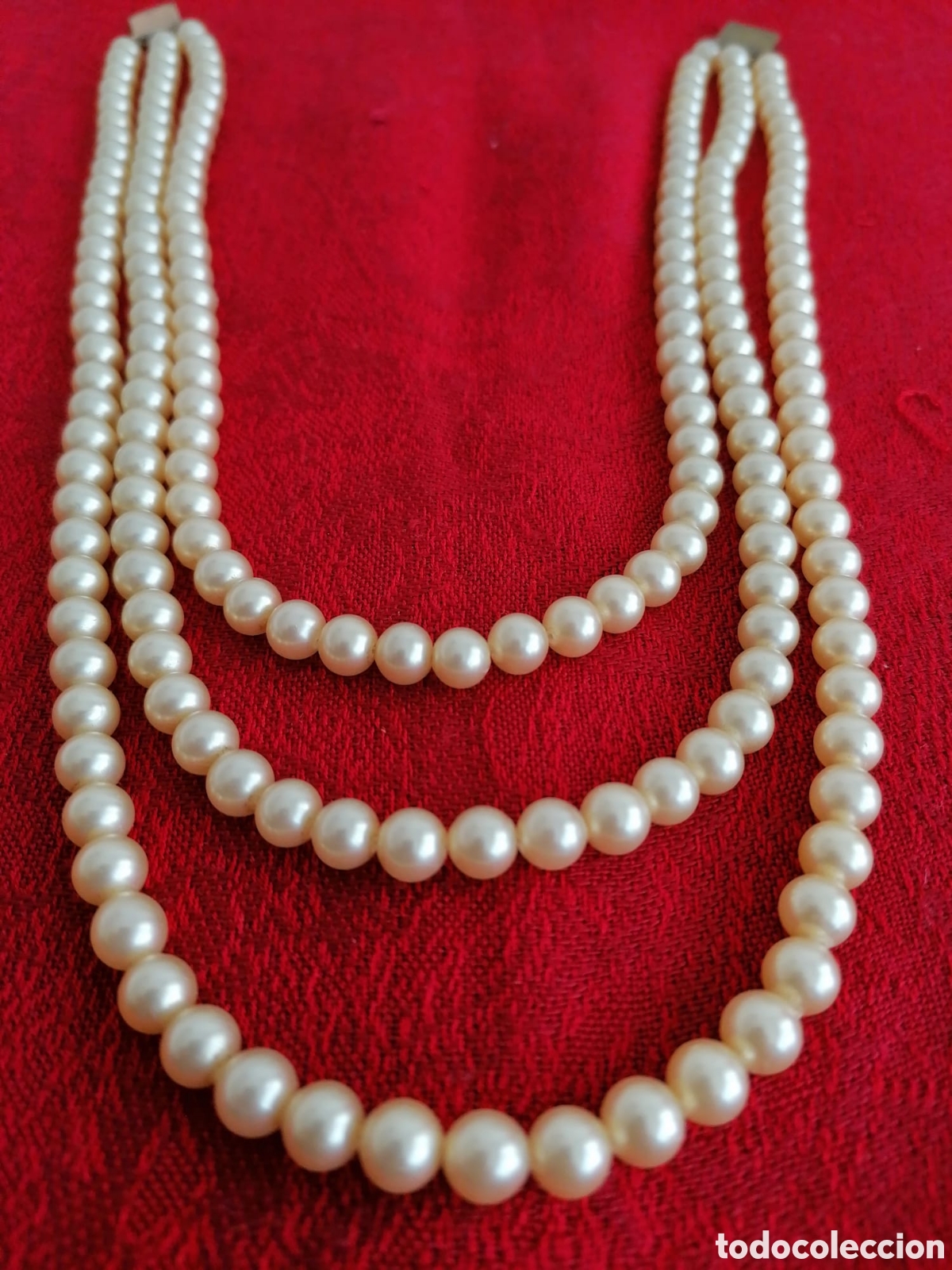 Joyeria: Antiguo Collar de Perlas. - Foto 2