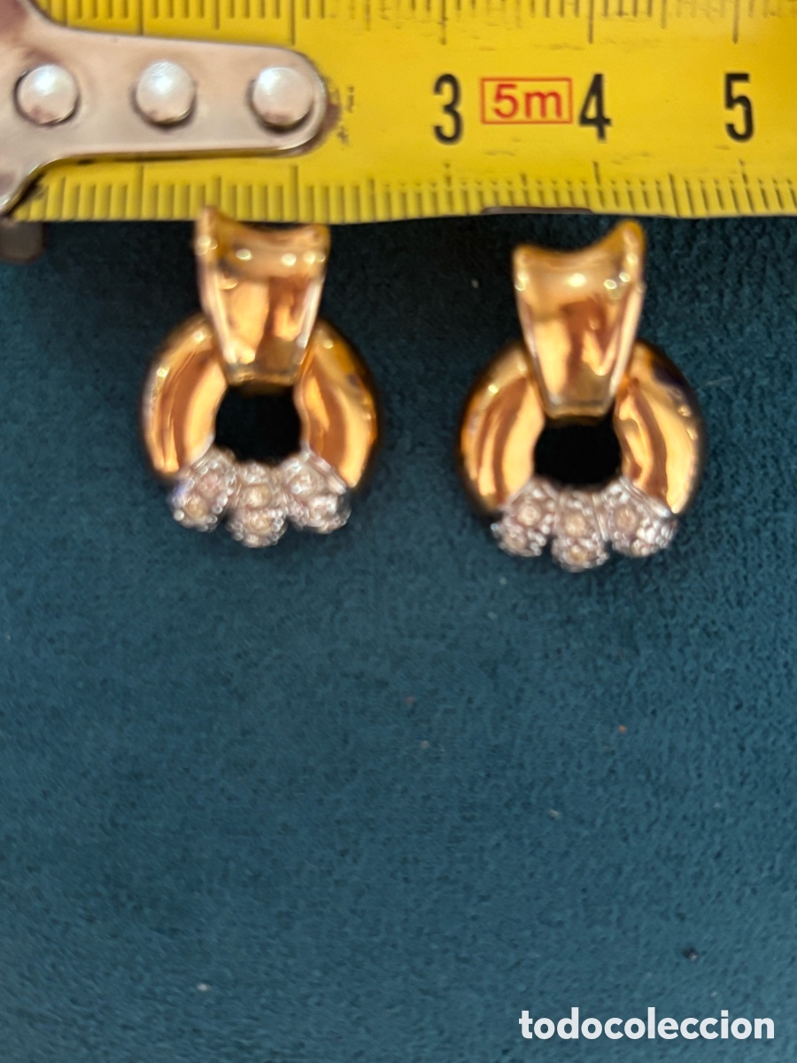 Joyeria: Pendientes dorados vintage - Foto 1