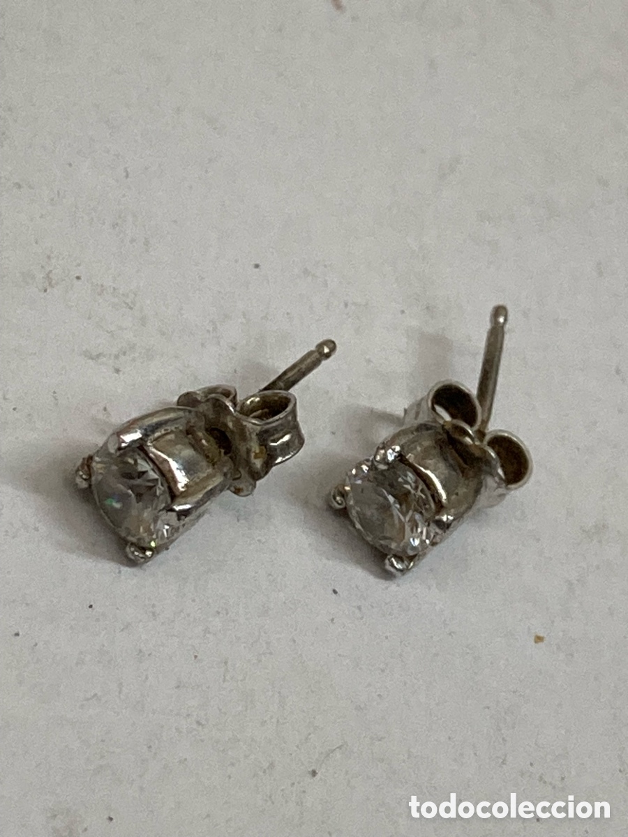 Joyeria: Pendientes de plata y engastado P218 - Foto 1