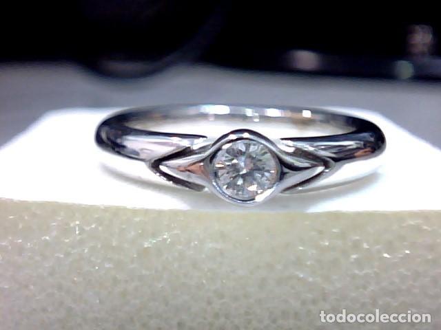 Joyeria: anillo oro 18 kts y diamante - Foto 1