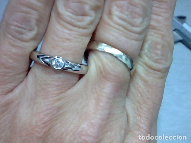 Joyeria: anillo oro 18 kts y diamante - Foto 2