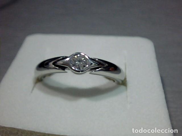 Joyeria: anillo oro 18 kts y diamante - Foto 3