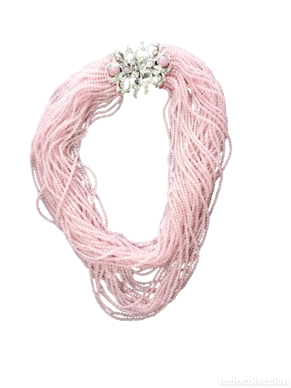 Joyeria: Collar de cuarzo rosa - Foto 1