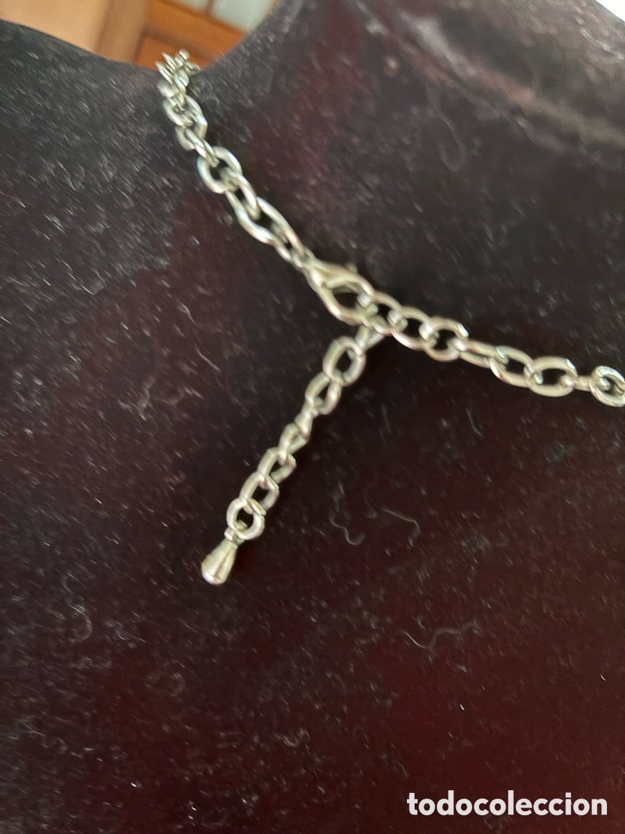 Joyeria: gargantilla de metal plateado - Foto 3