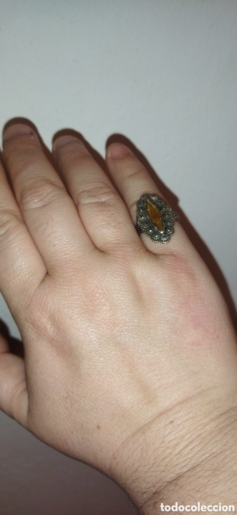 Joyeria: Anillo antiguo plata oro y marquesitas - Foto 14