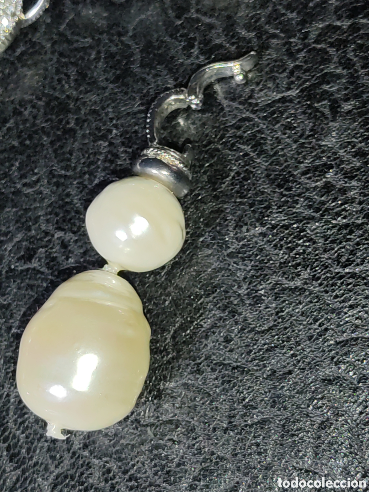 Joyeria: Collar de 5 tipos de perlas hermosas con colgante. - Foto 4