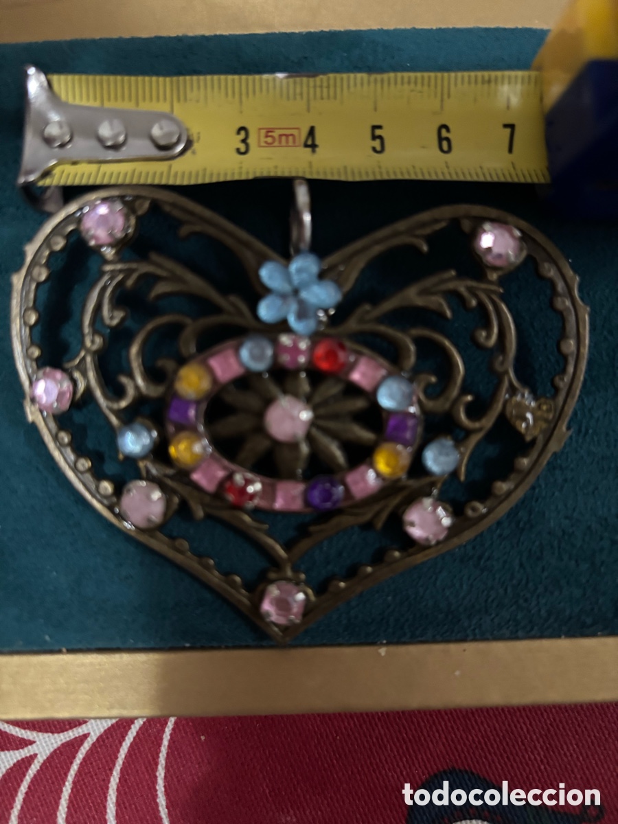 Joyeria: Colgante de coraz&oacute;n con pedrer&iacute;a - Foto 1