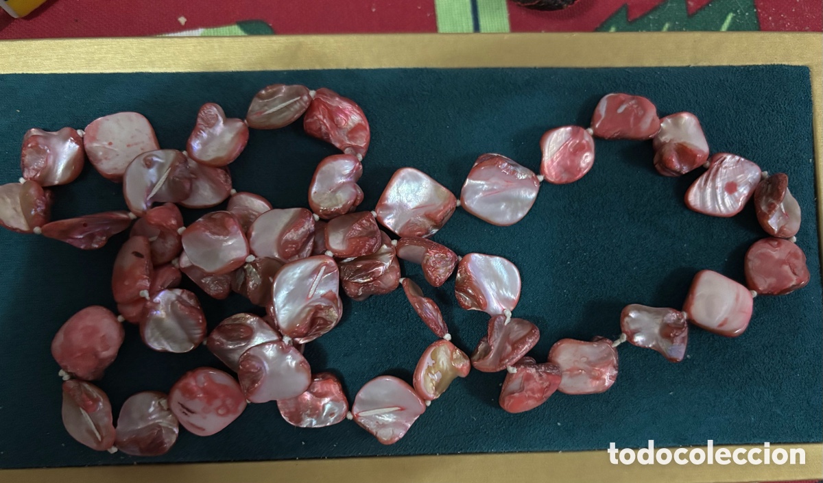 Joyeria: Collar de perlas de n&aacute;car rosadas - Foto 1