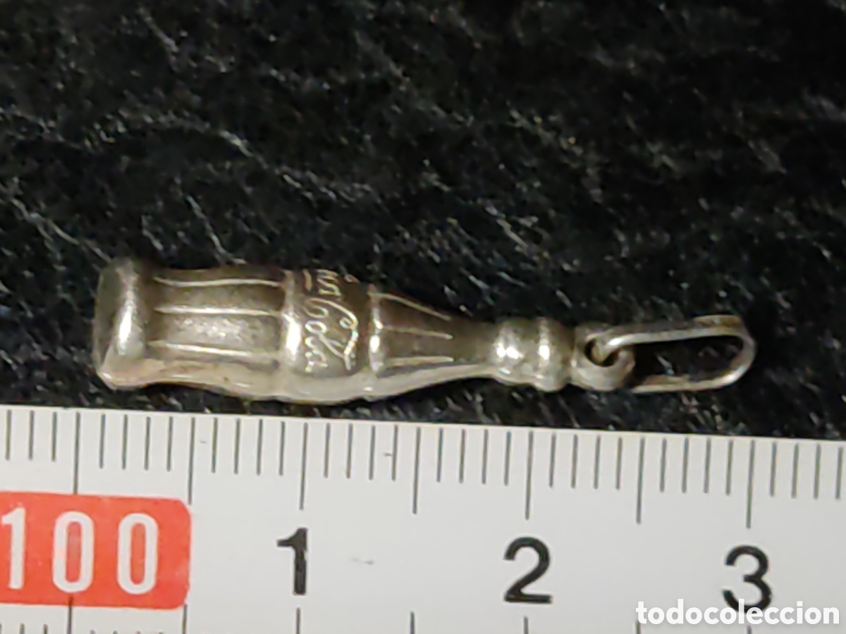 Joyeria: Colgante botella de Coca cola de plata 925. - Foto 2