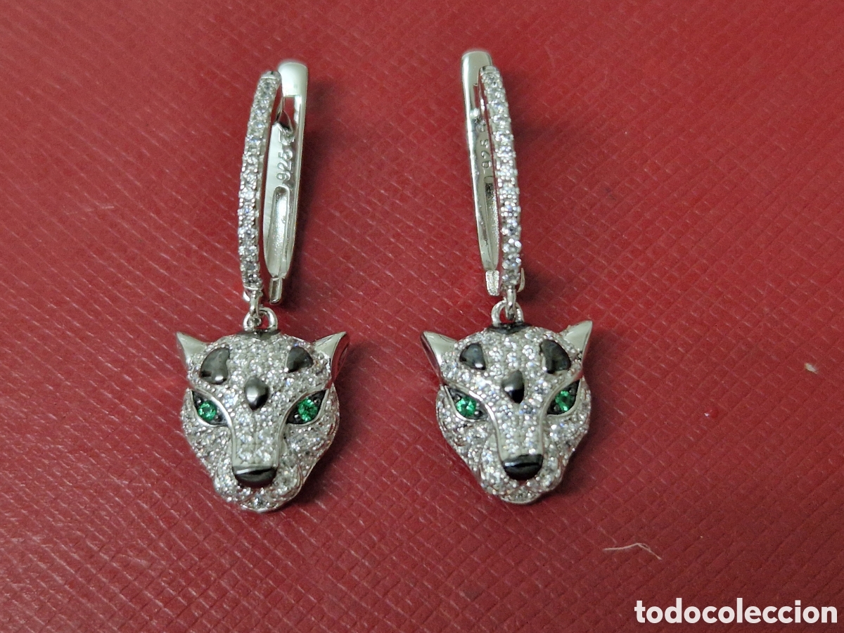 Joyeria: PENDIENTES PLATA PANTERA - Foto 9