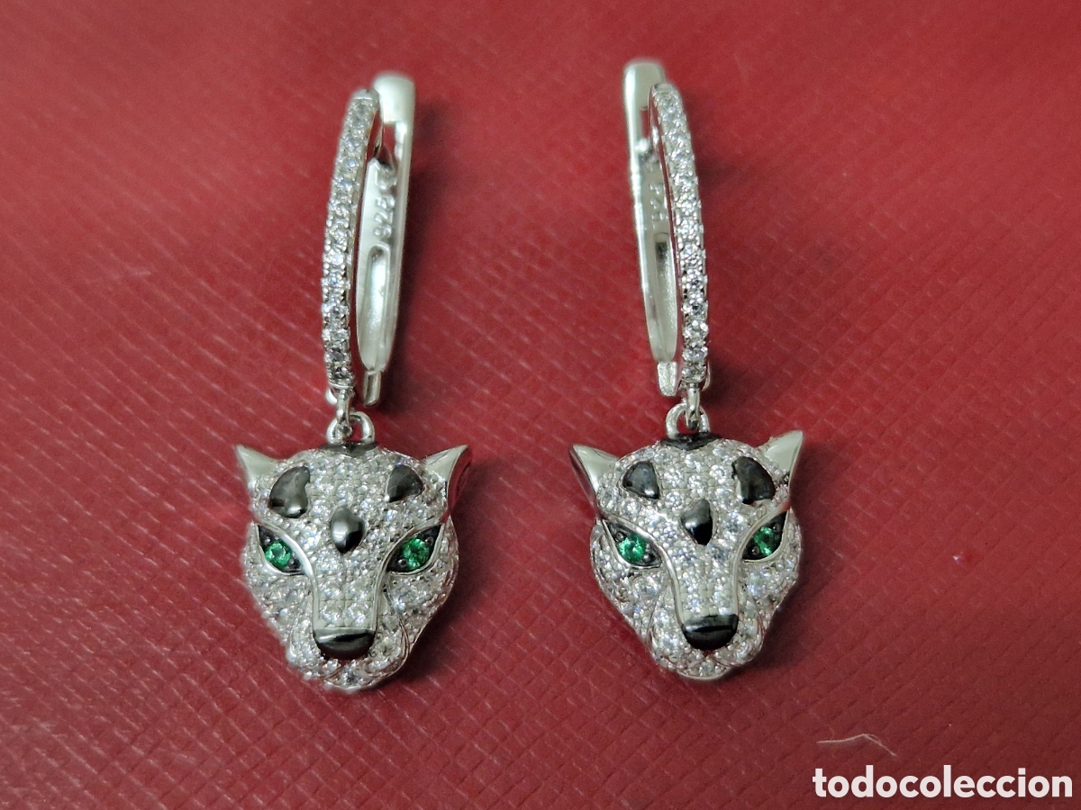 Joyeria: PENDIENTES PLATA PANTERA - Foto 10