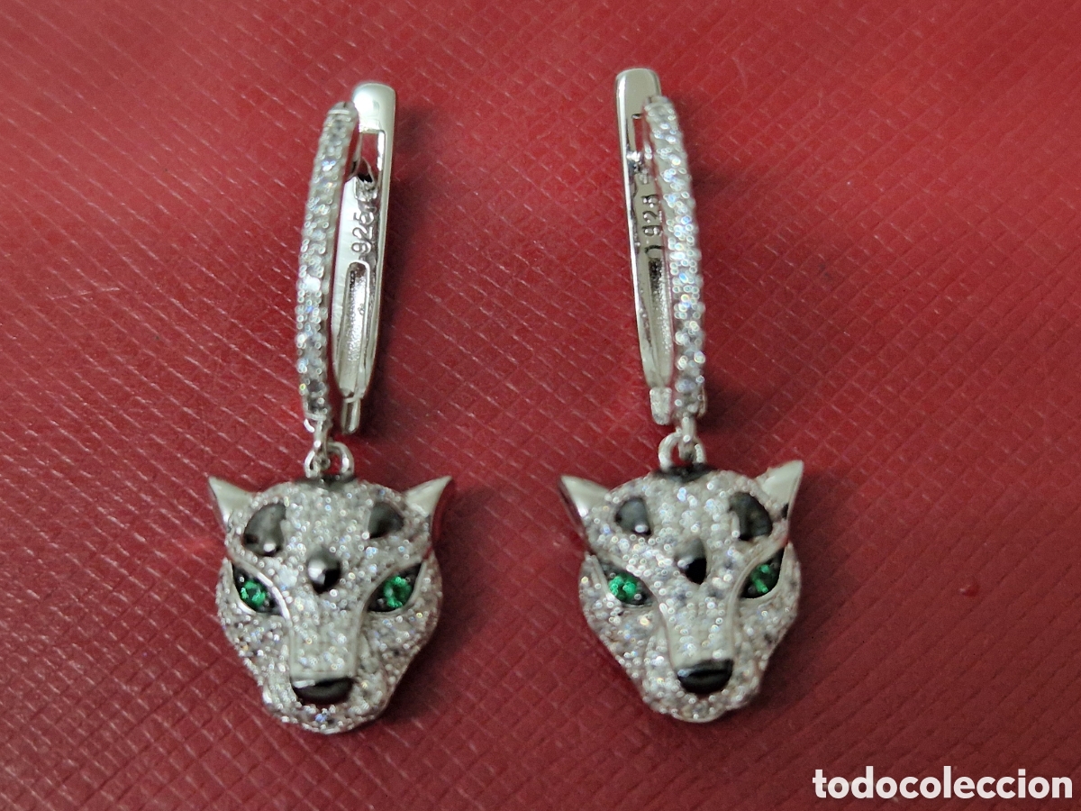 Joyeria: PENDIENTES PLATA PANTERA - Foto 11