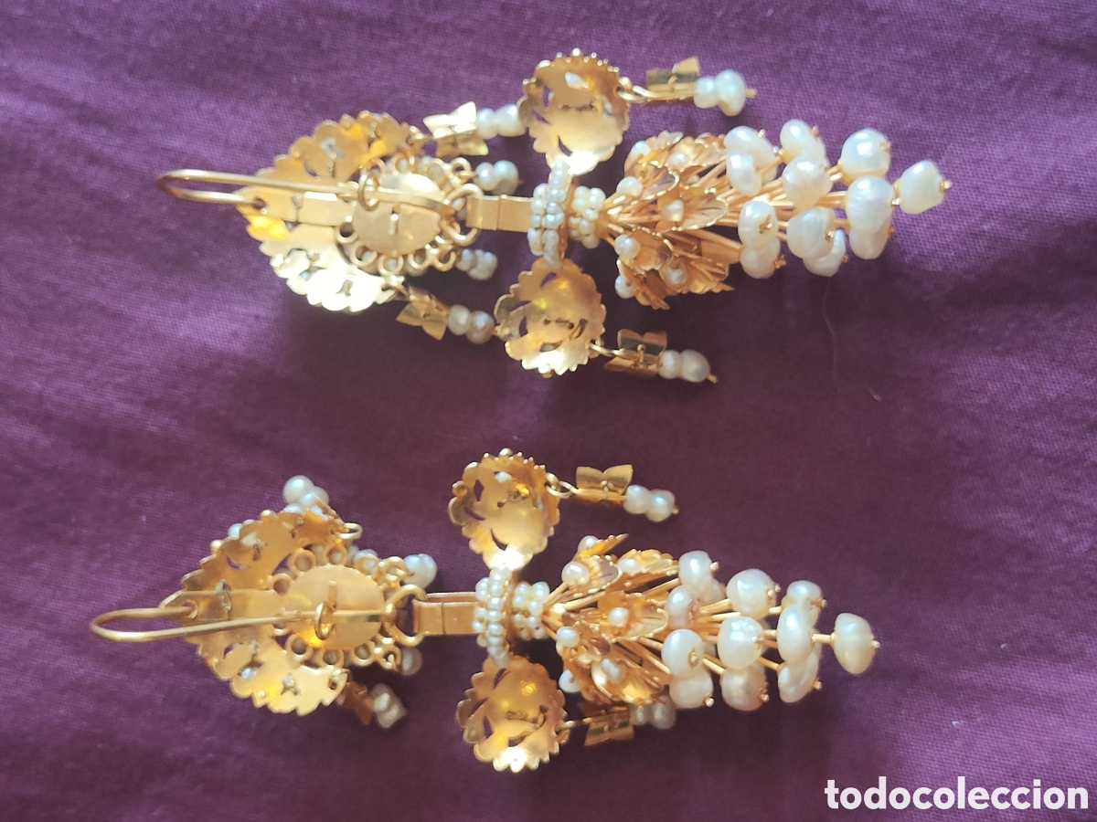 Joyeria: Pendientes vintage fallera adulta - Foto 2