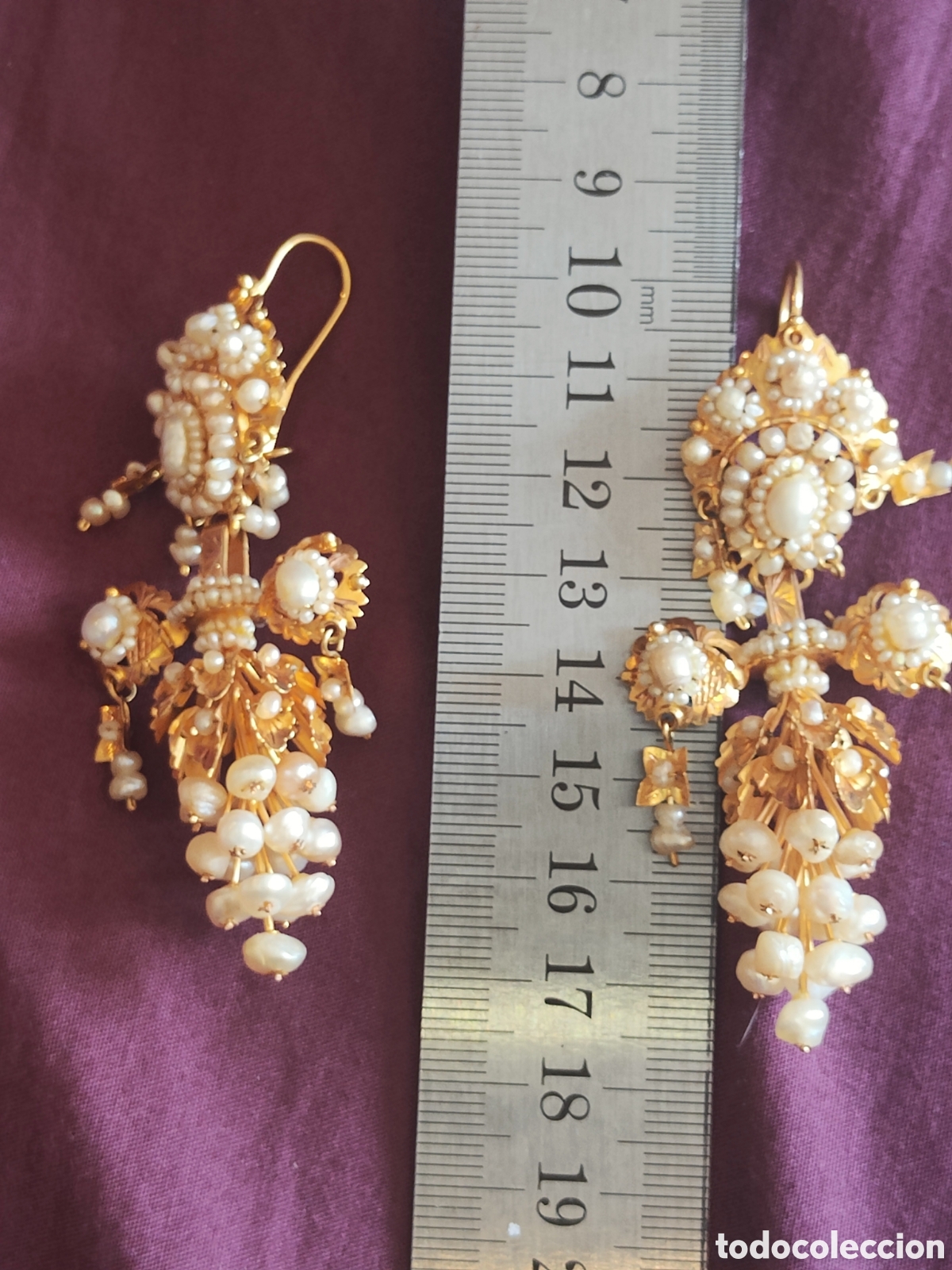 Joyeria: Pendientes vintage fallera adulta - Foto 4
