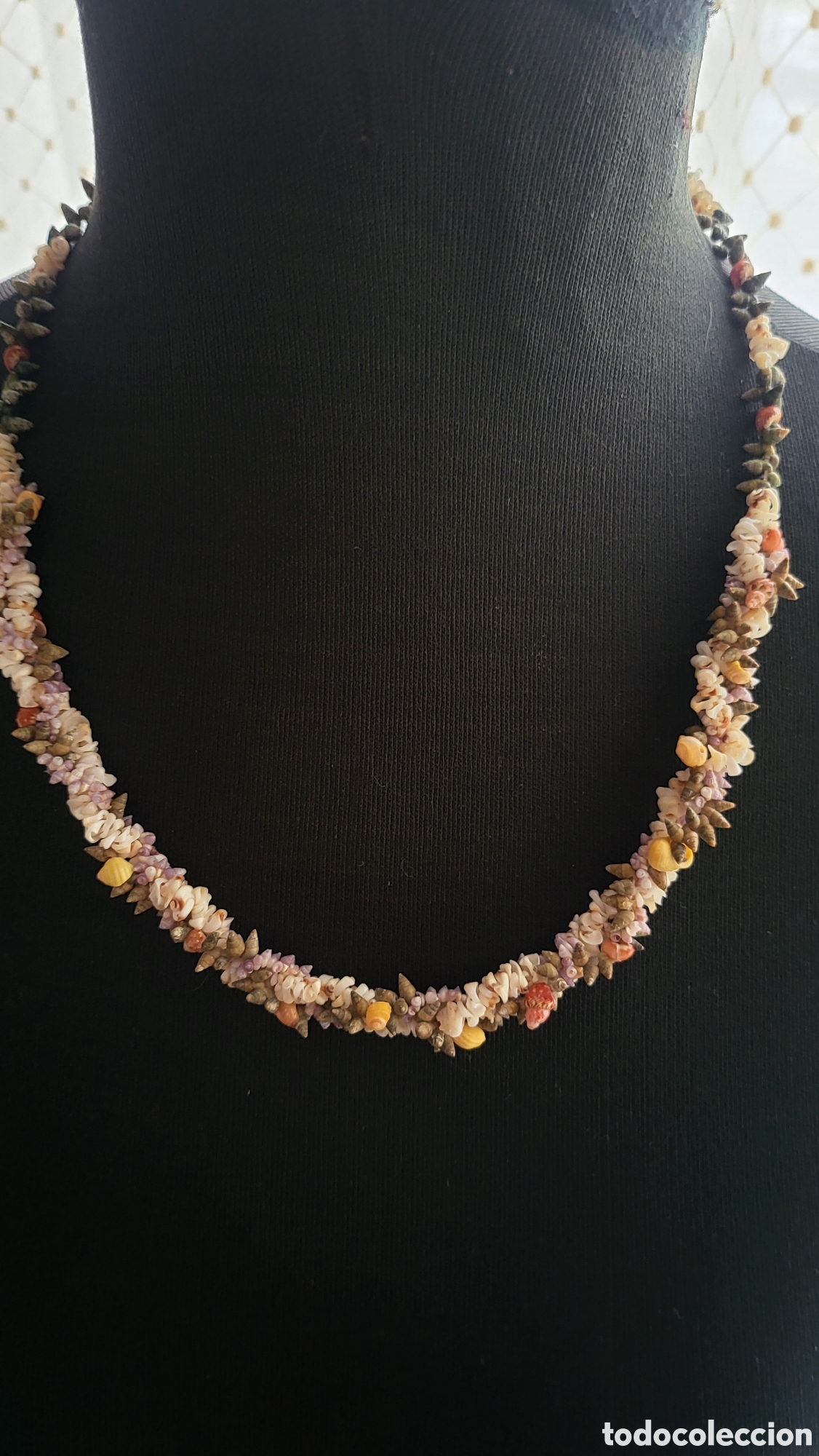 Joyeria: ANTIGUO COLLAR DE CONCHAS PROCEDENCIA BALEARES - Foto 9