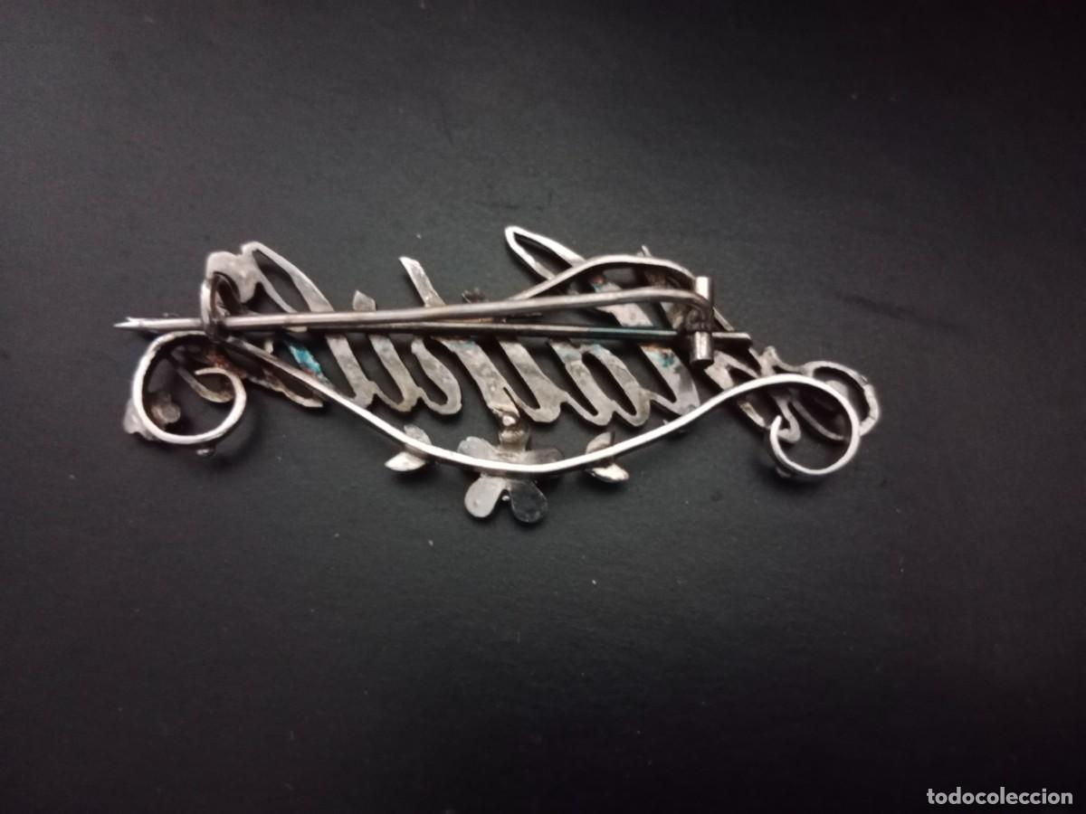 Joyeria: ANTIGUO BROCHE EN PLATA PUNZONADA - MATHILDE / MATILDE - Foto 2