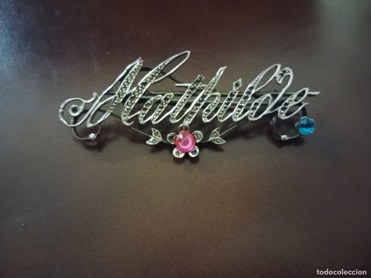 Joyeria: ANTIGUO BROCHE EN PLATA PUNZONADA - MATHILDE / MATILDE - Foto 1