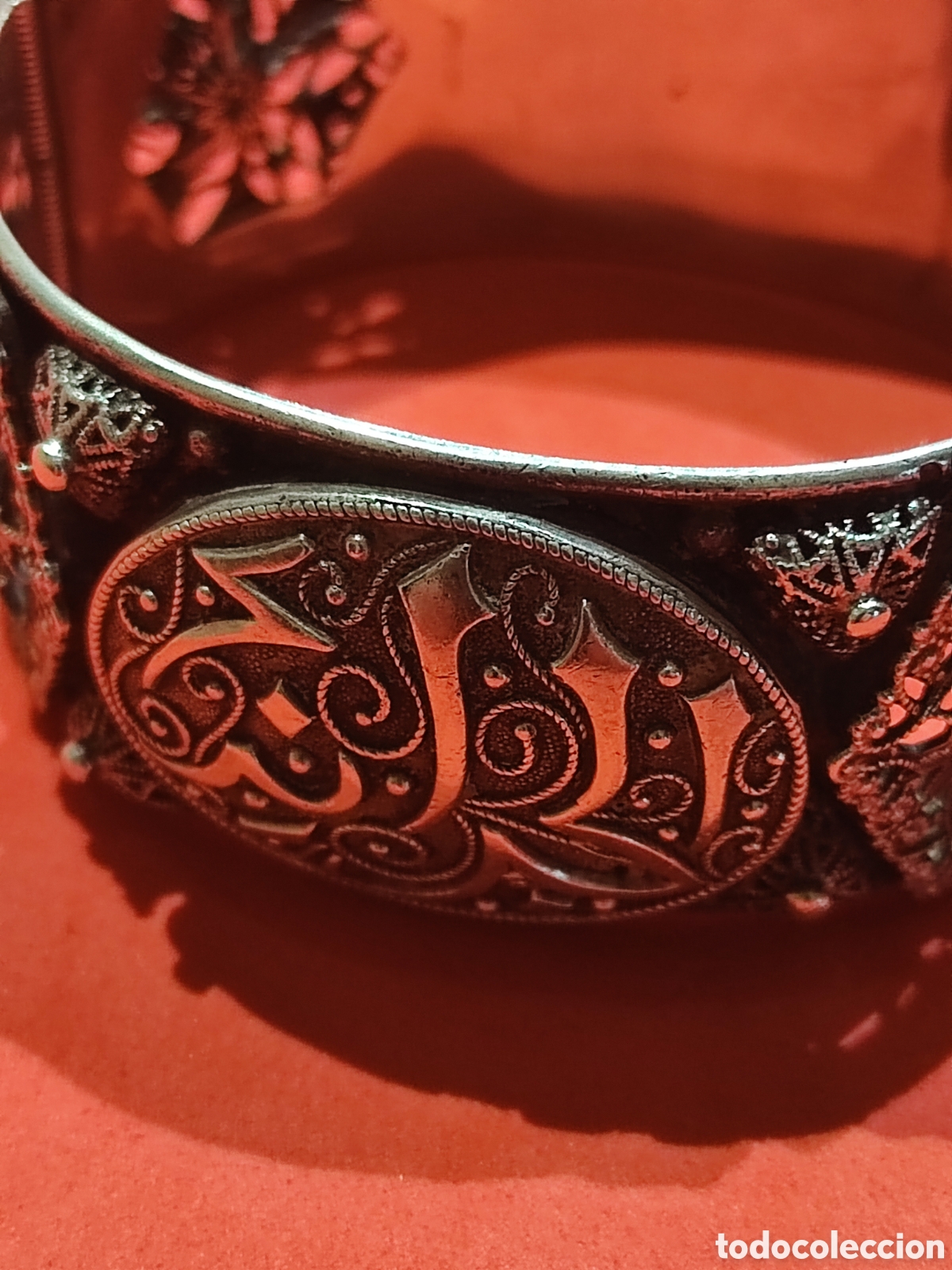 Joyeria: Antigua pulsera esclava Iran&iacute; en plata - Foto 2
