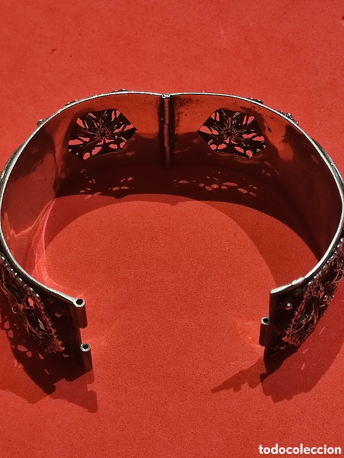 Joyeria: Antigua pulsera esclava Iran&iacute; en plata - Foto 5