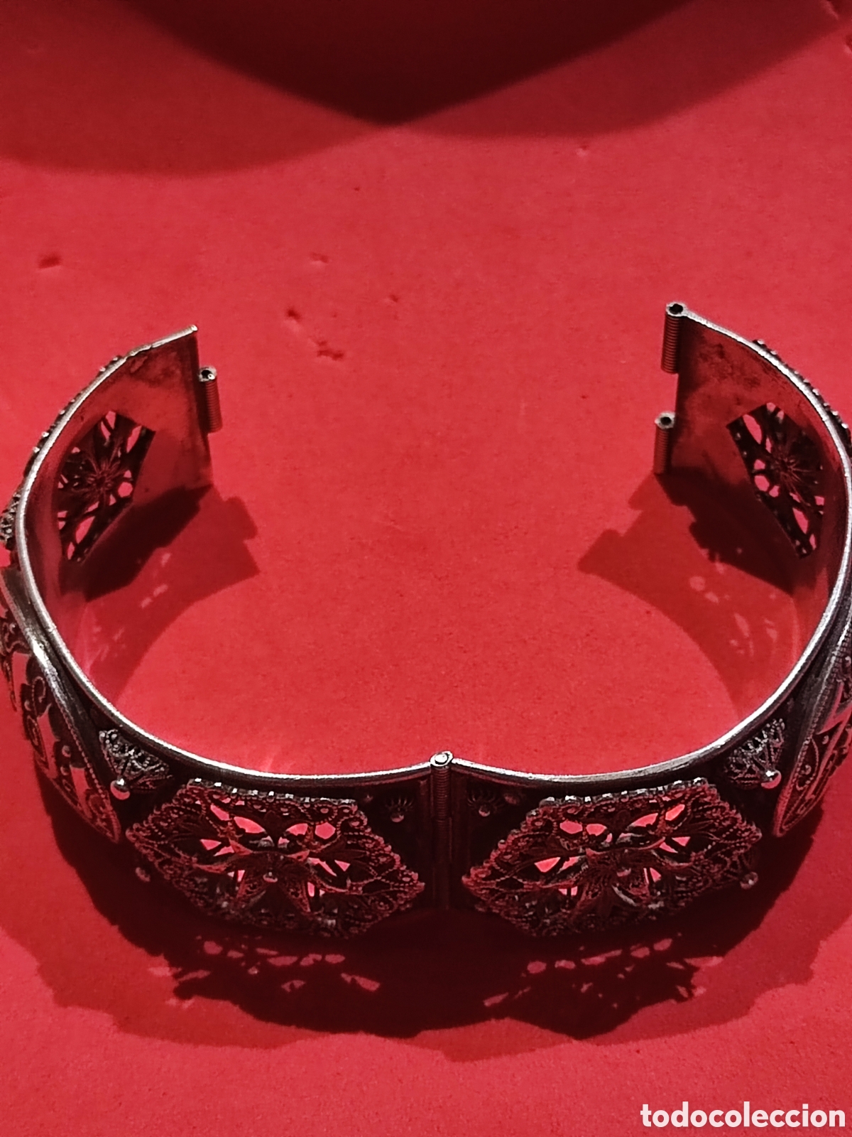 Joyeria: Antigua pulsera esclava Iran&iacute; en plata - Foto 6