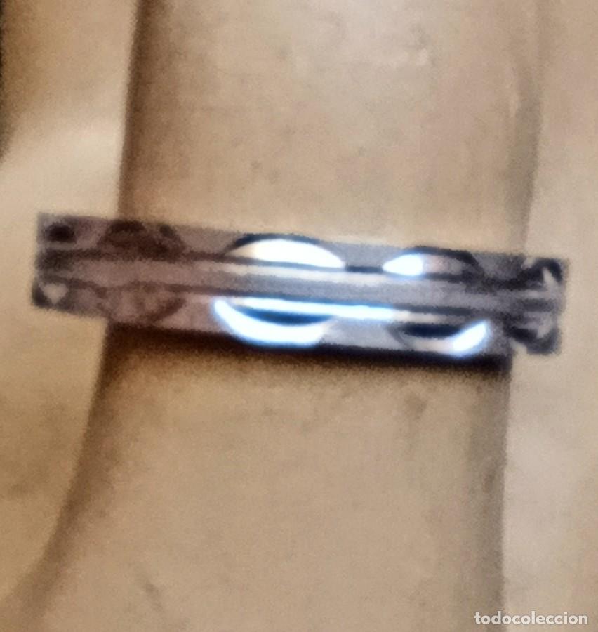 Joyeria: Anillo de plata labrada de 1 Ley. T.24 - Foto 1