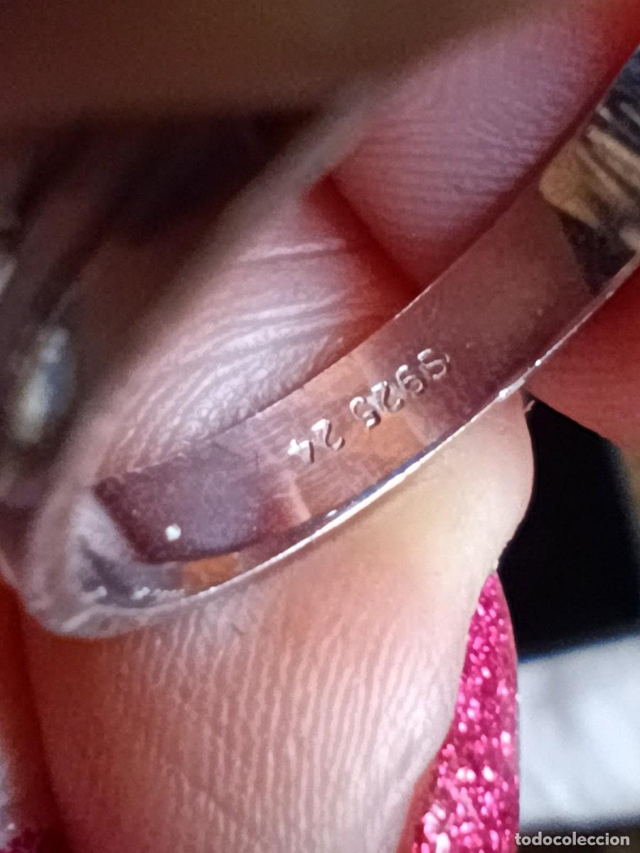 Joyeria: Anillo de plata labrada de 1 Ley. T.24 - Foto 2