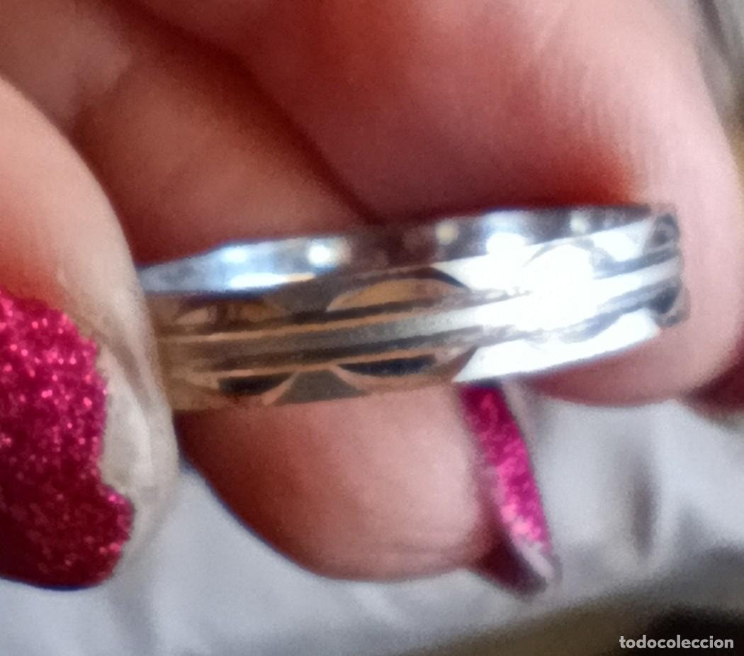 Joyeria: Anillo de plata labrada de 1 Ley. T.24 - Foto 3