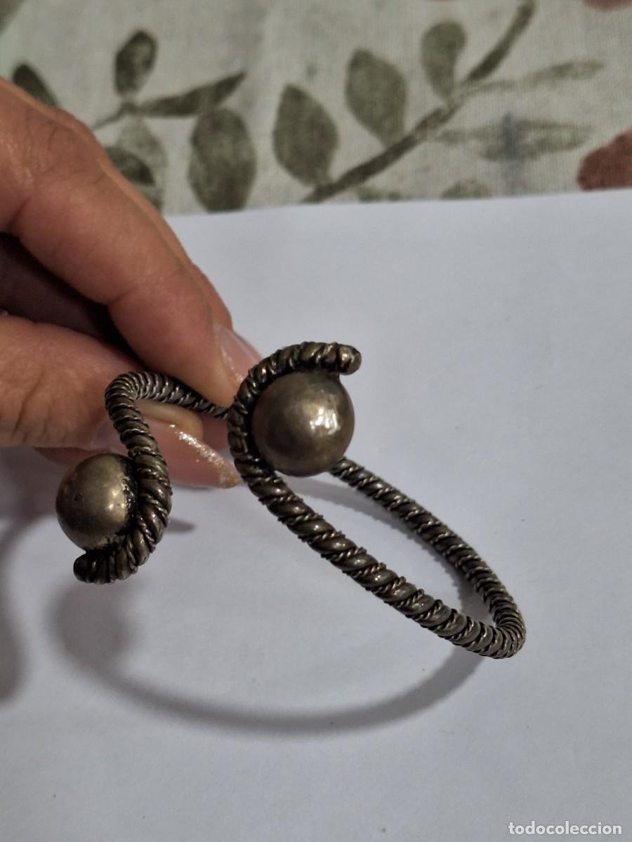Joyeria: Antigua pulsera de plata . No lleva el sello . - Foto 5