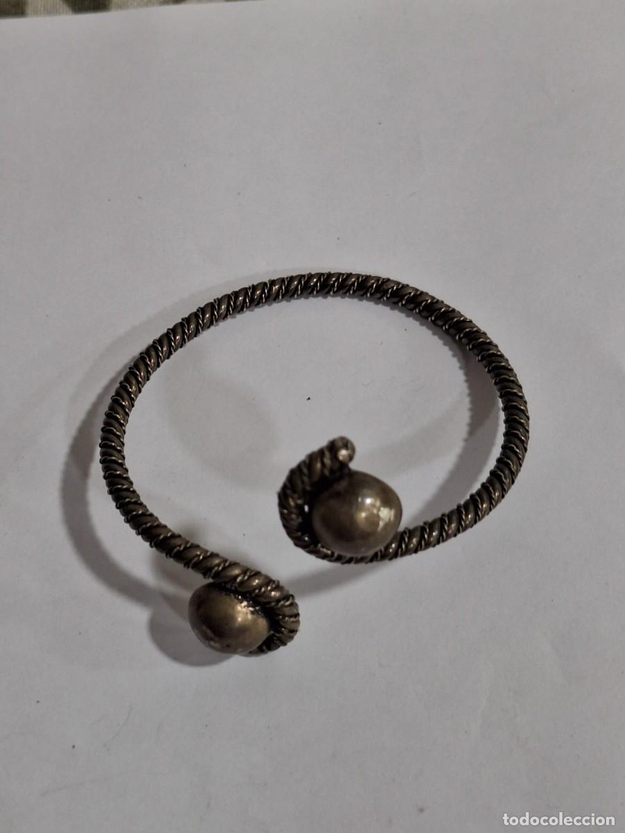 Joyeria: Antigua pulsera de plata . No lleva el sello . - Foto 6