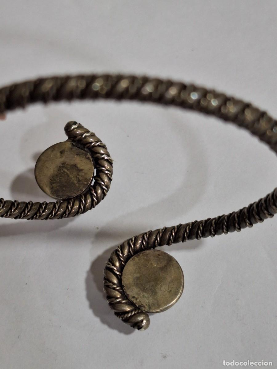 Joyeria: Antigua pulsera de plata . No lleva el sello . - Foto 7