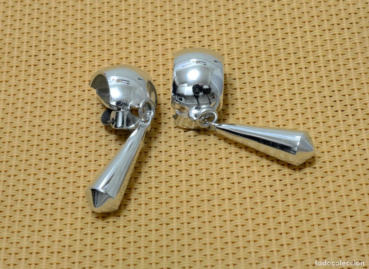 Joyeria: PENDIENTES DE ACERO VINTAGE, P&Eacute;NDULO CON MEDIA LUNA - Foto 1
