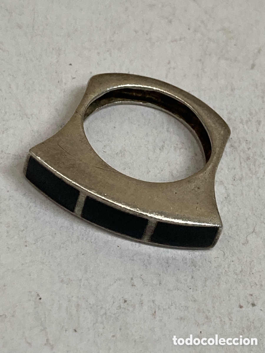 Joyeria: Anillo de plata y &oacute;nix S263 - Foto 1